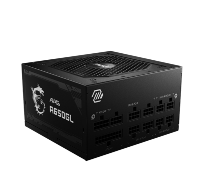 MSI ALIMENTATION MAG A650GL / 650W ATX / 80 PLUS Gold
