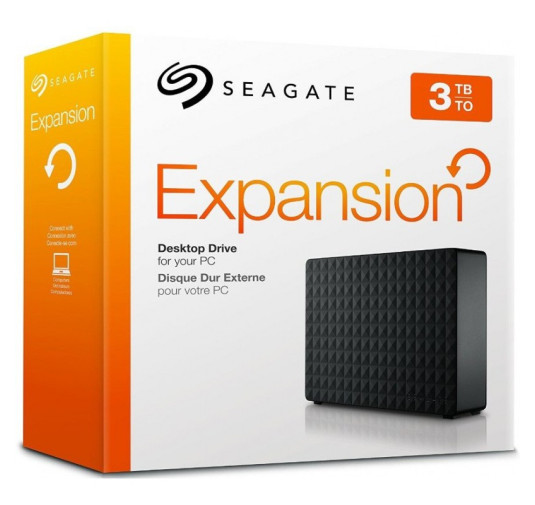 Disque dur externe 3.5" Seagate Expansion 3 To USB  3.0
