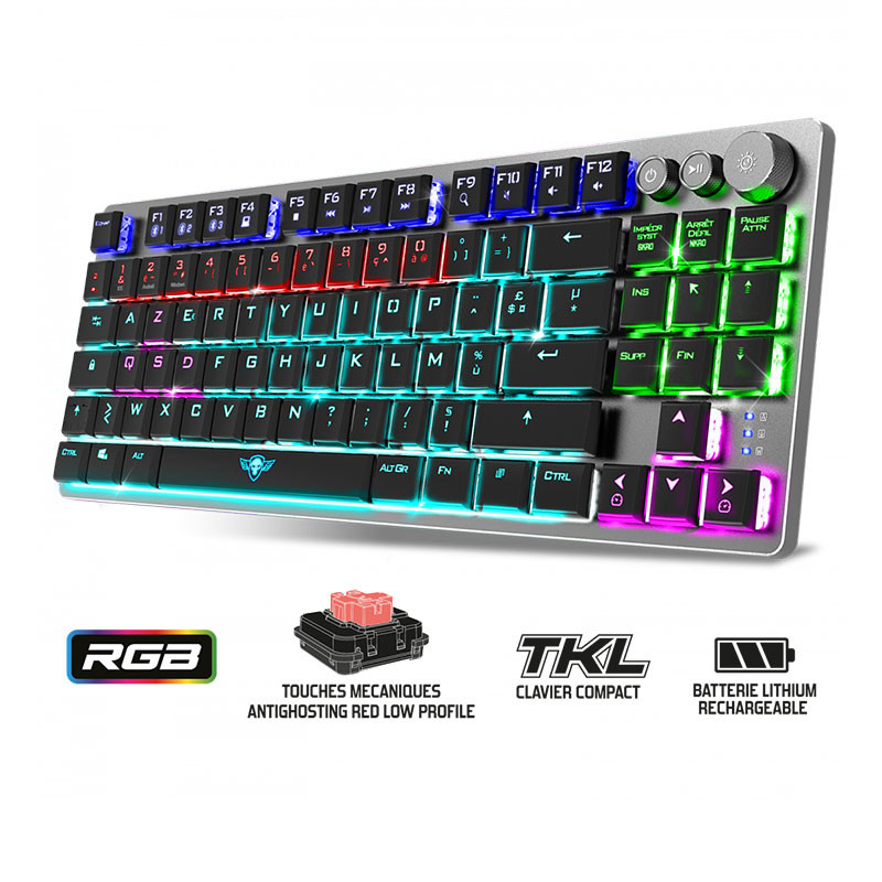 Clavier mécanique sans fil SOG XPERT-K1300 - Full anti-ghosting