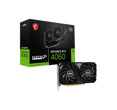 MSI CARTE GRAPHIQUE RTX4060 VENTUS 2X BLACK 8G OC