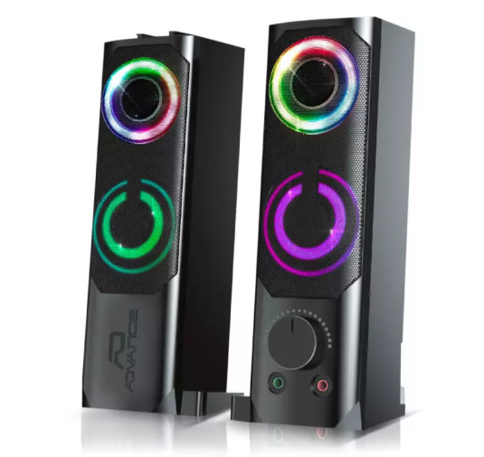 ADVANCE ENCEINTE 2.0 SOUNDPHONIC 6W RMS RGB