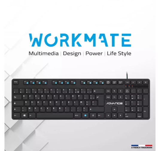 ADVANCE CLAVIER CLA-5100 SILENCIEUX FILAIRE USB
