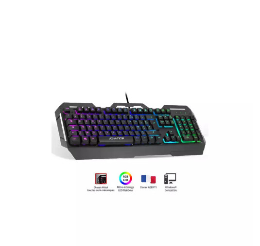 CLAVIER GAMING ADVANCE RGB SEMI-MECANIQUE GTA250
