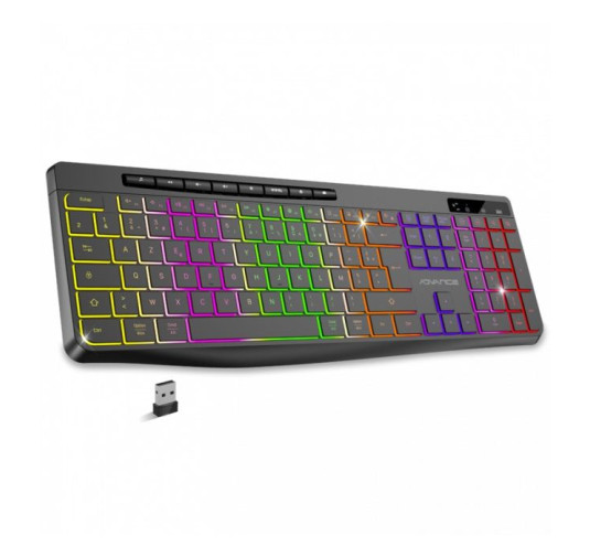 Clavier Gamer Sans Fil ADVANCE R-TYPE CLA-310BK RGB - Noir