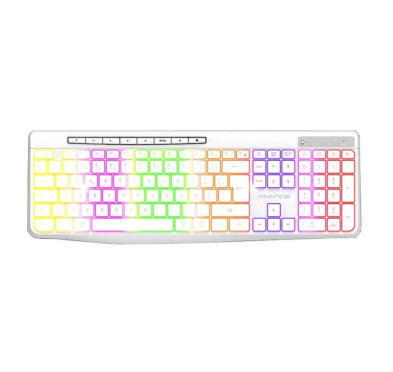 Clavier Gamer Sans Fil ADVANCE R-TYPE CLA-310WT RGB - BLANC
