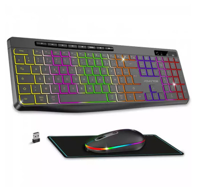 Pack Gamer Advance CLS-3100BK: Clavier + Souris + Tapis