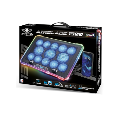 Refroidisseur Pc Portable 17" SOG Airblade 1300 RGB