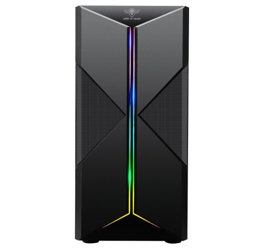 Boîtier  Spirit OF Gamer CLONE 3 ARTIC RGB - ATX - Black
