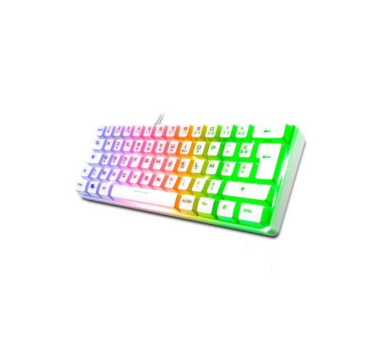 Spirit of Gamer CLAVIER PRO K2 ARTIC TKL RGB USB (Blanc)