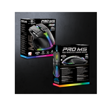 Spirit of Gamer SOURIS PRO-M5 WIRELESS BLACK