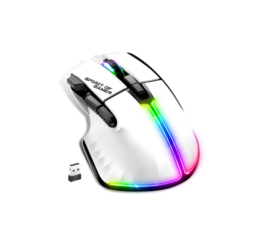 Spirit of Gamer SOURIS PRO-M5 WIRELESS WHITE