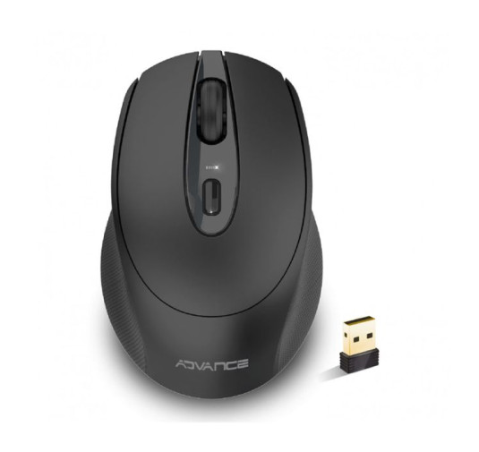 ADVANCE SOURIS FEEL BLACK SANS FIL
