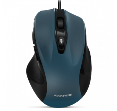 ADVANCE SOURIS USB 6D FILAIRE BLEU