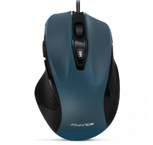 ADVANCE SOURIS USB 6D FILAIRE BLEU