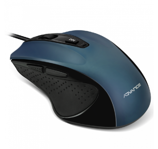 ADVANCE SOURIS USB 6D FILAIRE BLEU