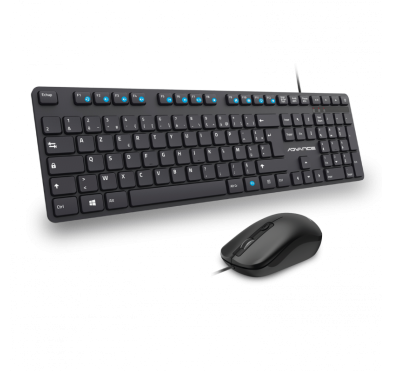 ADVANCE WORKMATE PLUS-PACK CLAVIER/SOURIS SILENCIE