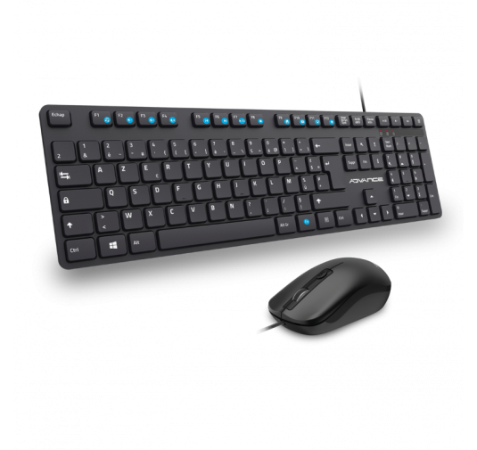 ADVANCE WORKMATE PLUS-PACK CLAVIER/SOURIS SILENCIE