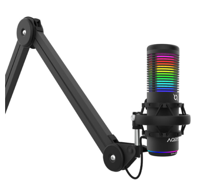AQIRYS Microphone Double Condensateur USB GALILEO