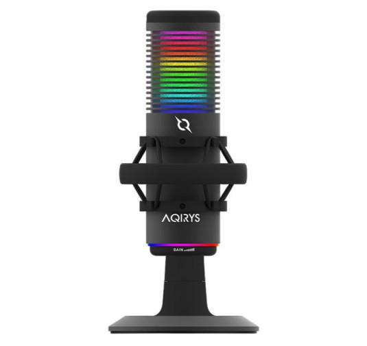 AQIRYS Microphone Double Condensateur USB GALILEO