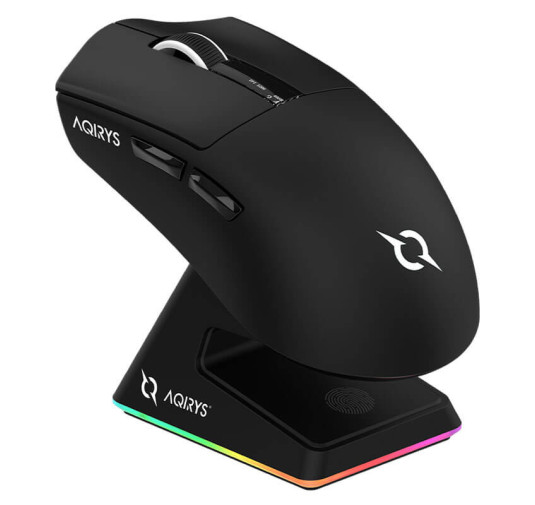 AQIRYS Souris Gamer ZEPHYR WIRELESS/USB 26 000 DPI Noir