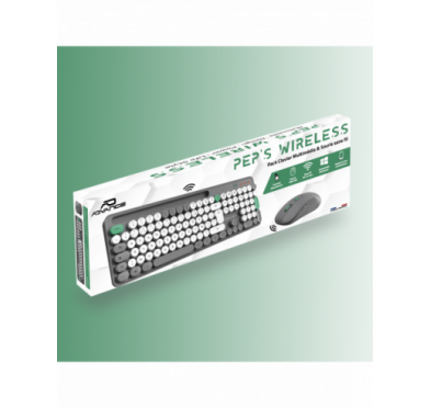 ADVANCE PEPS PACK CLAVIER SOURIS SANS FIL GRIS