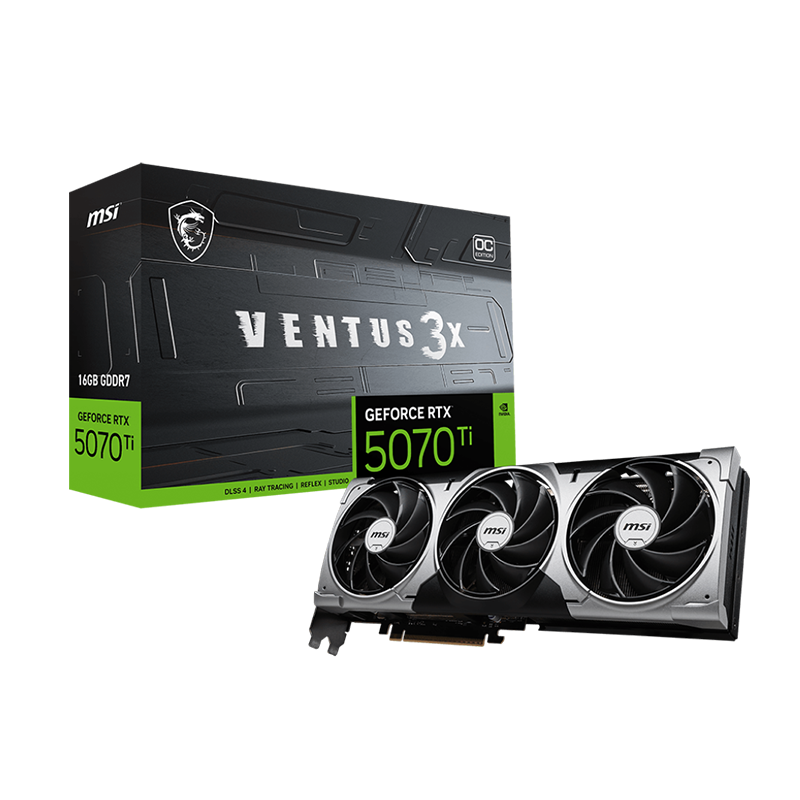 GeForce RTX 5070 Ti 16G VENTUS 3X OC
