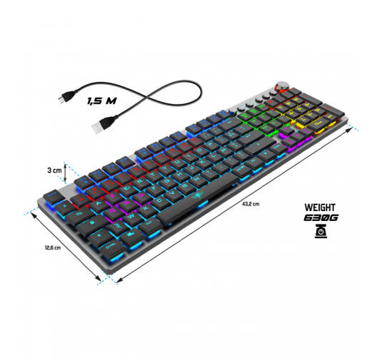 SPG CLAVIER XPERT-K1500-MECA-REG-RECHA-BLUET+RF2.4