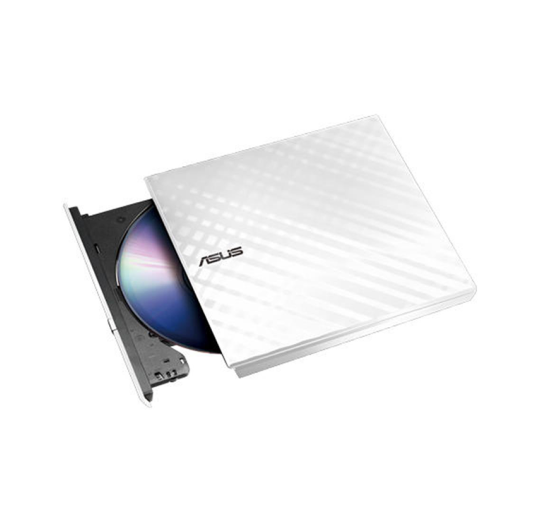 ASUS SDRW-08D2S-U LITE WHITE - Graveur DVD portable 8X avec prise en charge M-DISC pour une sauvegarde des données à vie