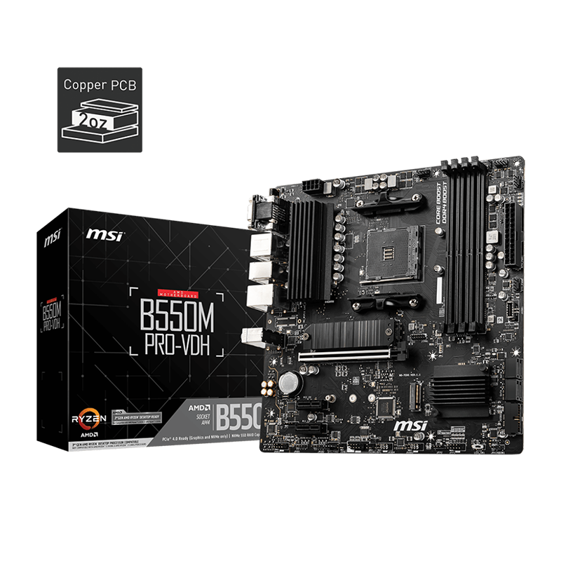 MSI CARTE MERE B550M PRO-VDH MSI CARTE MERE B550M PRO-VDH