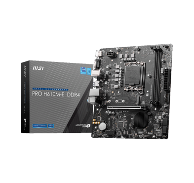 MSI CARTE MERE PRO H610M-E DDR4