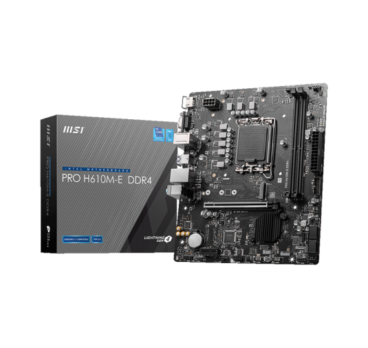 MSI CARTE MERE PRO H610M-E DDR4