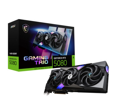 MSI CARTE GRAPHIQUE RTX 5080 16G GAMING TRIO OC