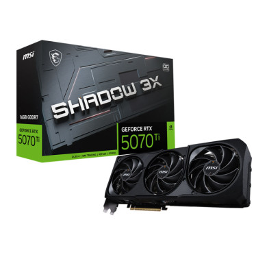 MSI CARTE GRAPHIQUE RTX 5070 Ti 16G SHADOW 3X OC