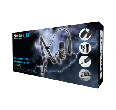 SANDBERG STREAMER USB MICROPHONE Kit