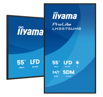 Écran d'affichage dynamique professionnel 4K UHD 55" ProLite LH5575UHS-B2AG