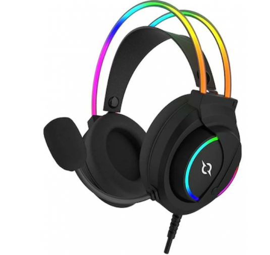 Casque Micro GAMER  AQIRYS CYGNUS - Filaire - Black