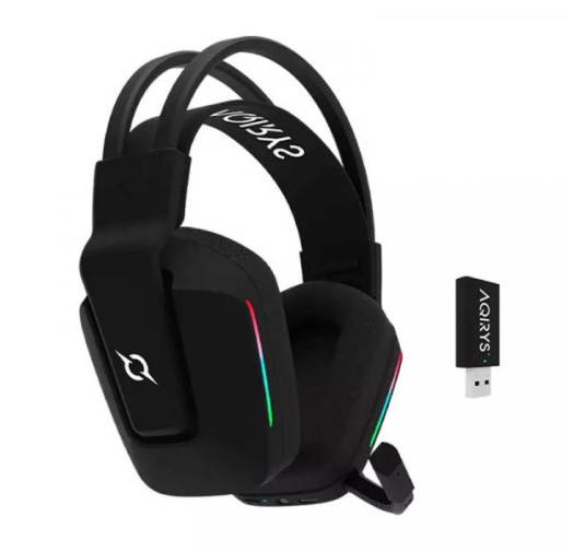 Casque Gamer Sans Fil AQIRYS ALYA Stéréo 3D -Black