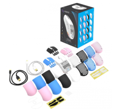 SOURIS GAMER AQIRYS TGA ALPHA - Double mode RGB - 19000 ppp