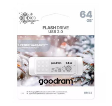 CLE USB GOODRAM UME2 64Go 2.0 White Winter