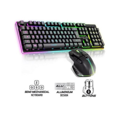 Pack Gamer SOG ULT600 RGB: Clavier Semi-Mécanique & Souris