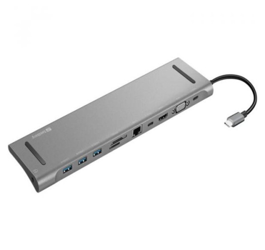 SANDBERG DOCK STATION USB-C 10 IN 1