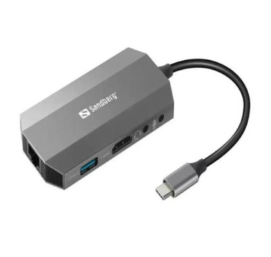 Sandberg Docking Station USB-C 6 in 1