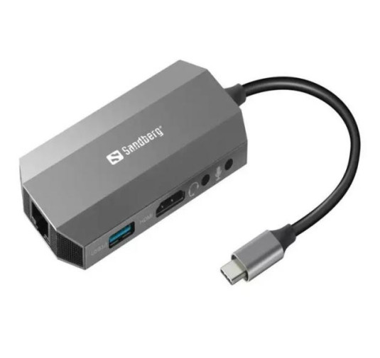 Sandberg Docking Station USB-C 6 in 1