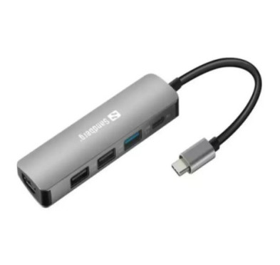 Station d'accueil SANDBERG USB-C DOCK HDMI+3XUSB